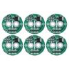 6Pcs Set Super Farad Capacitor 2.5V With Protection Board Module Limit Plate