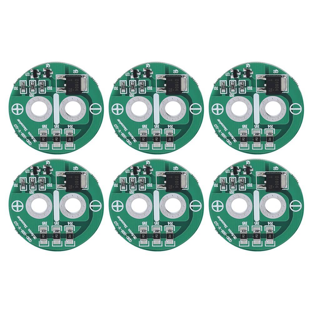 6Pcs Set Super Farad Capacitor 2.5V With Protection Board Module Limit Plate
