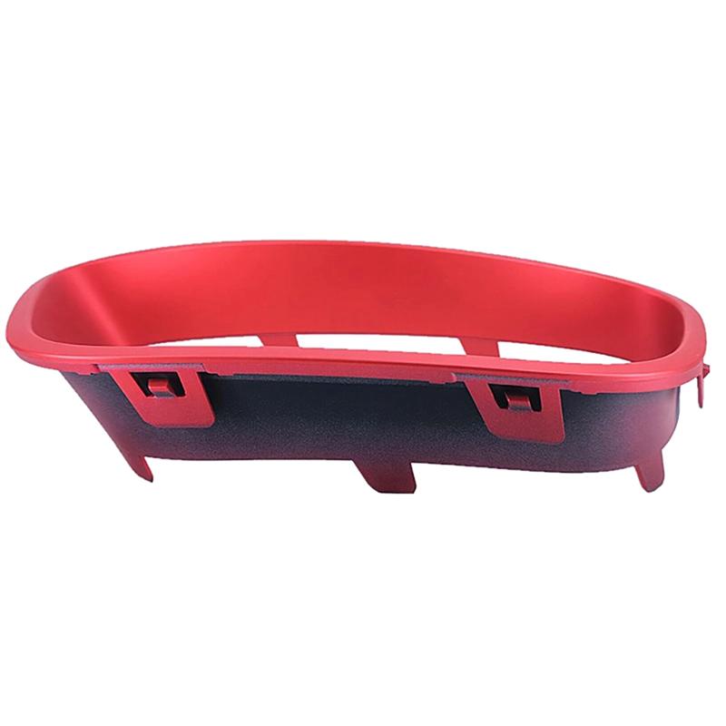 1 para Samochodowa Ramka Dekoracyjna Przedniego Zderzaka Angel Eyes Refit Dla Citroen C5 Aircross 9817829477 9817829377 Czerwony