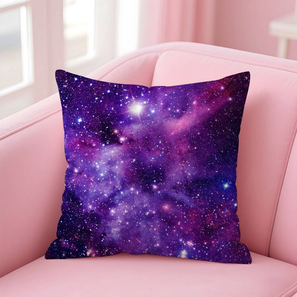Space Starry Sky Pillow Case Pattern Printing Pillowcase Living Room Sofa Cushion Cover Bedroom Room Decor