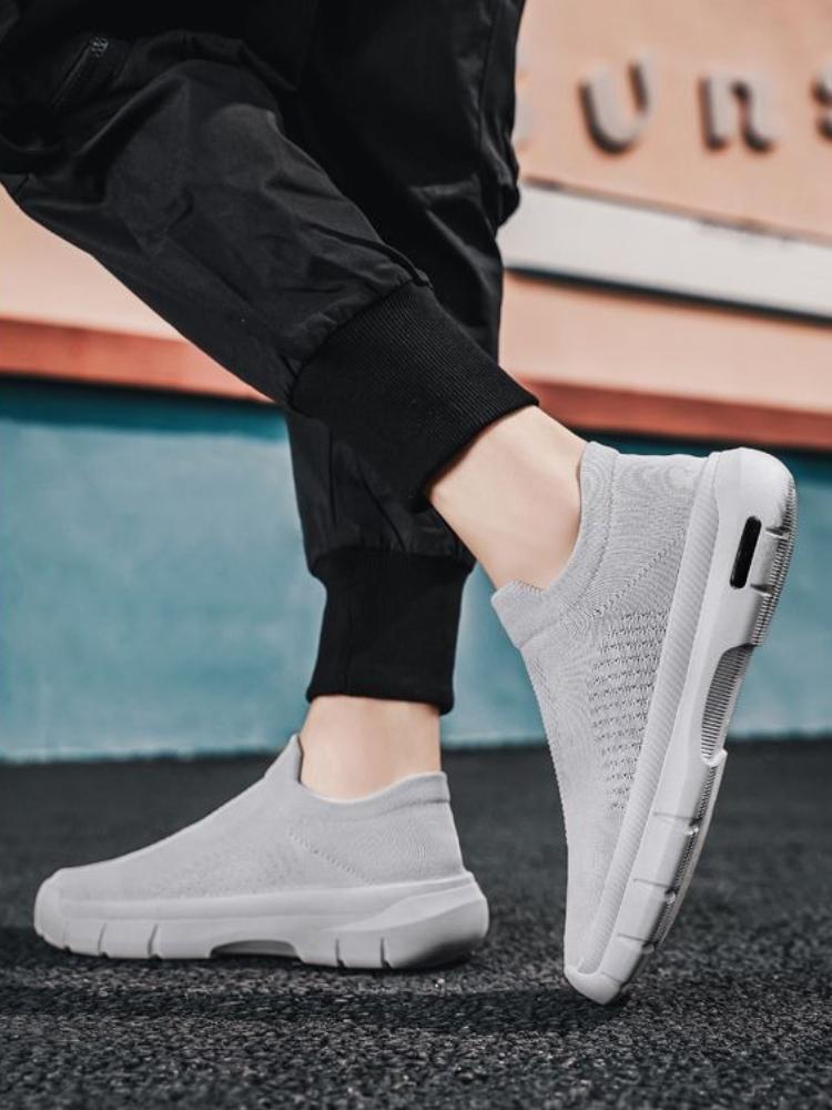 Zelené prodyšné síťované svršky Sportovní boty pro muže Vysoká kvalita Turistika Treking Designové Lehké Atletické Pánské Ležérní Tenisky