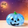 Desk Decompression Toys Halloween Glitter Pumpkin Stress Ball, Head Squeeze Toy for Relief, Creepy Fidget Party Favors Ball