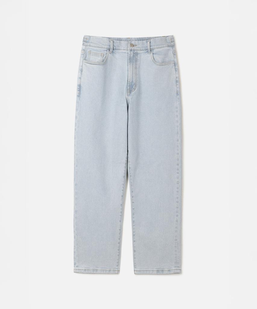 247Silijeu Loose Tapered Denim Light Blue (B Type)