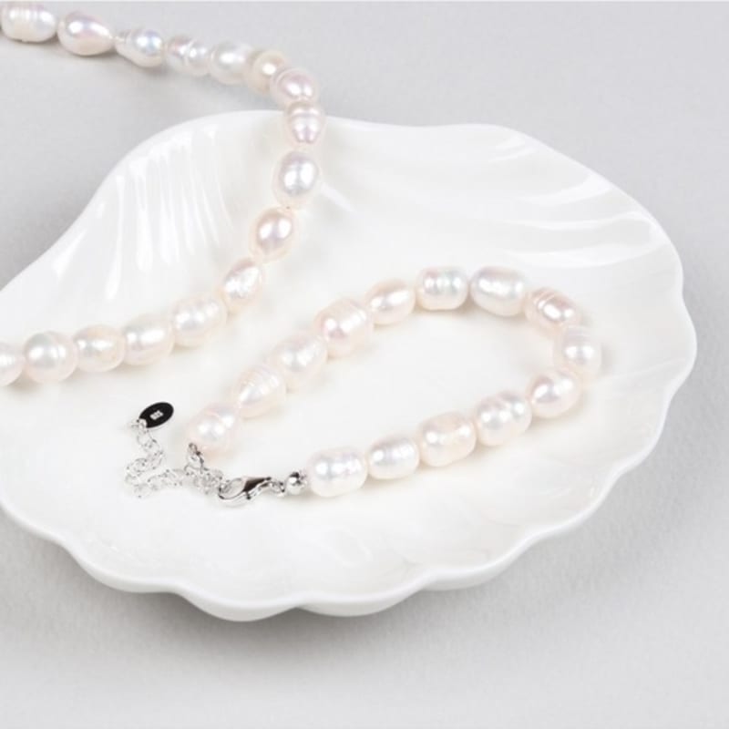 Dana Burton [925 Silver] Mystic Freshwater Pearl Bracelet_8mm Pearl