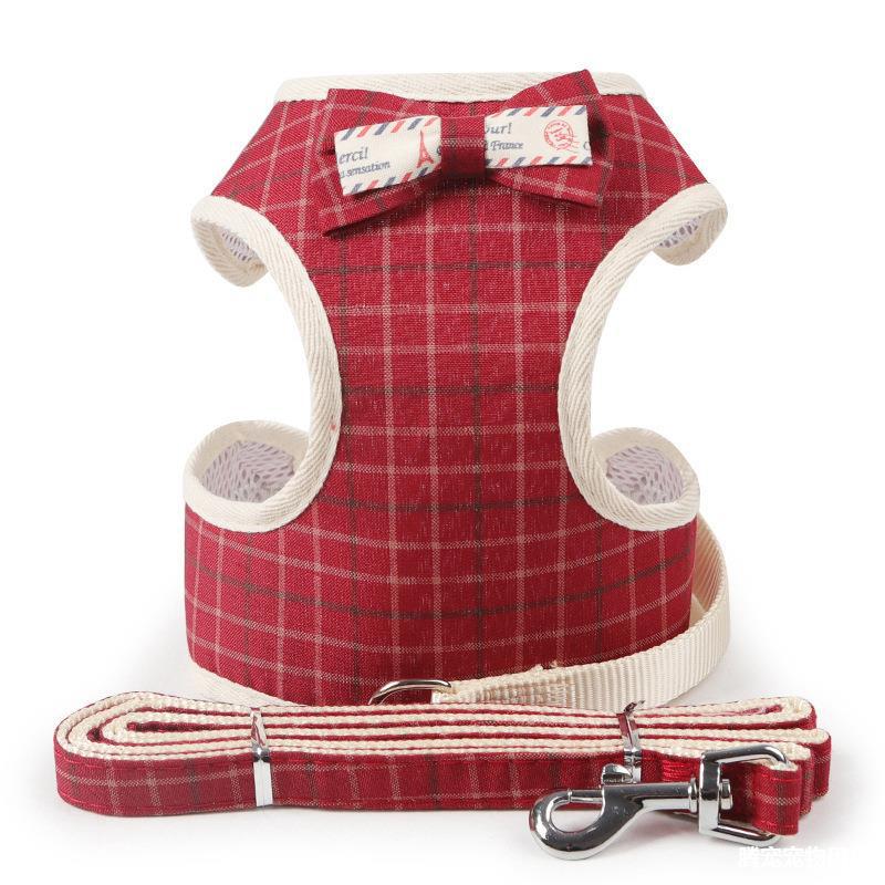 Vest type cat rope chest strap out cat anti-break free cat rope does not restrain the hand cat leash