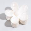 Ecarla Hair Clip Flower Marble White Sp379B