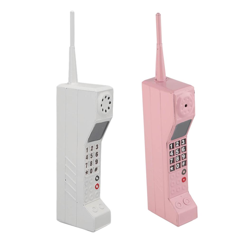 Retro Cellphone Model Old Fashioned Cellular Phone Model Ornament Vintage Simulation Photographic Pr