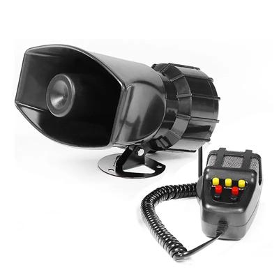 12V Carro Alarme Buzina Tom Som Carro Sirene De Emergência Automóvel Sirene Buzina 60W Mic PA Sistema de Alto-falante Amplificador de Emergência