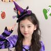 Spider Halloween Witch Hat Headband Pumpkin Cone Hat Hair Hoop Cute Halloween Party Hair Band  Kids