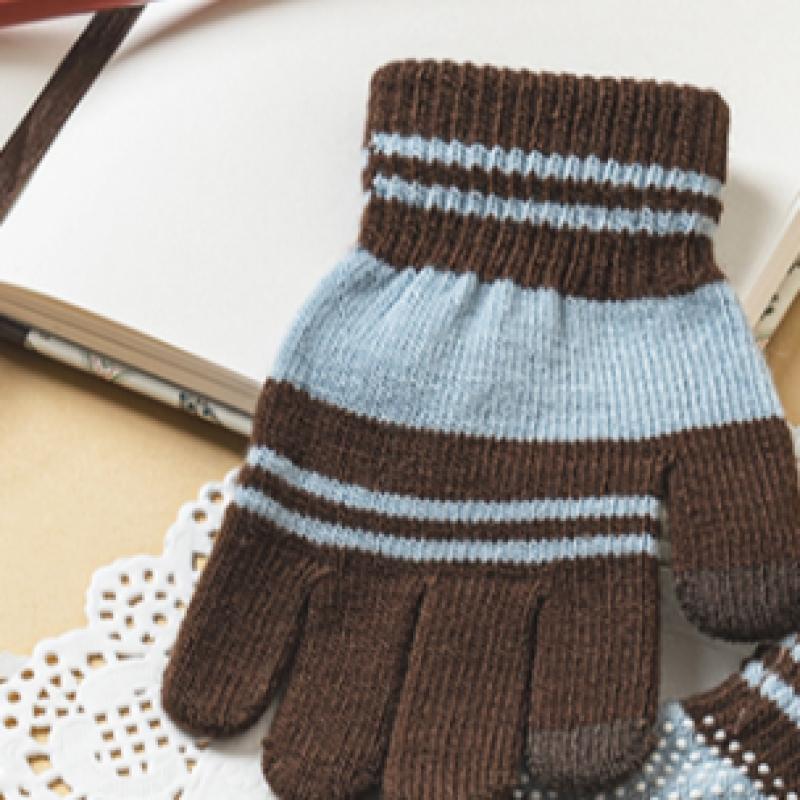 DaiSo Striped Children S Anti Slip gloveS Blue