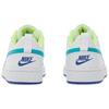 Nike Scarpe da Skateboard Court Borough in Pelle Basse per Bambini Unisex Bianco Azzurro Chiaro BQ5448-105