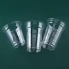 WS 78mm PET Transparent Disposable Drink Cups (1000 Count)