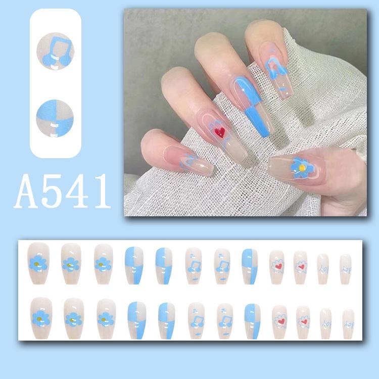 Summer Fresh French Line Cool Style Detachable Nail Art Tips