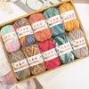 Chenier Golden Velvet Thick Wool Thread Hat Scarf Sweater Doll Crochet Hook Shoes Diy Knitting Material Pack