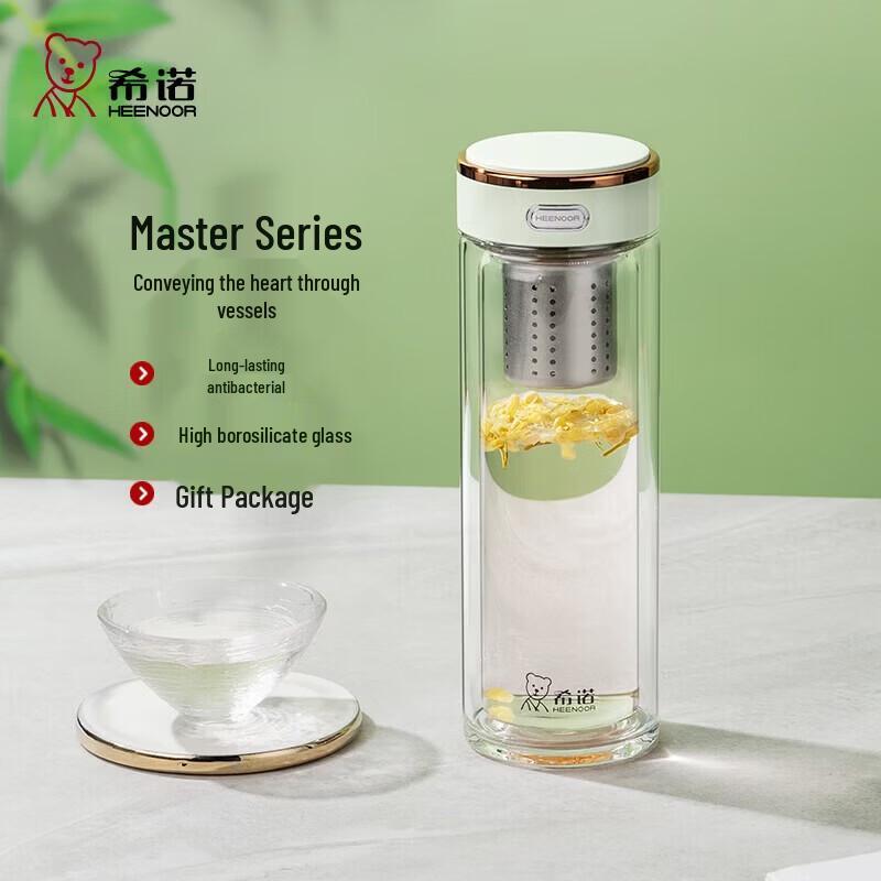 Heenoor XN-601M Double Wall Glass Tea Cup