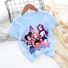 Kpop Childrens T Shirt Cartoon Graphic Short Sleeve Summer Comfortable Top Funny Gift for Fans Harajuku TShirts Girls Clothes