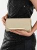 Women's evening clutch, sequin evening envelope handbag with detachable chain, suitable for weddings and parties, elegant style
