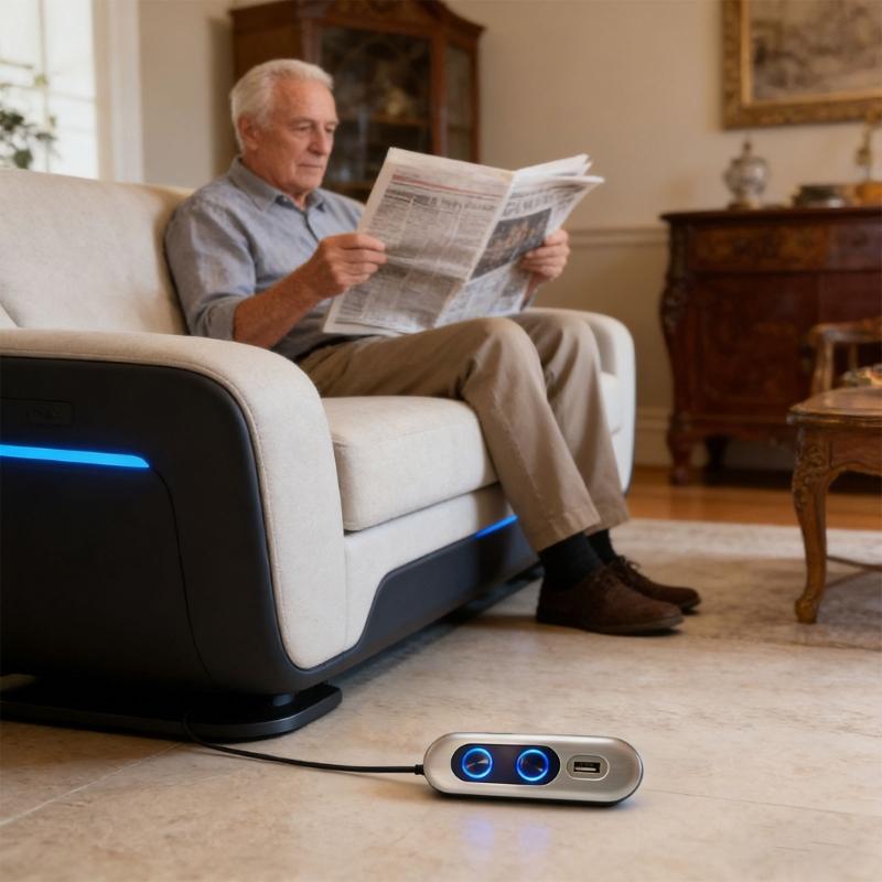 Electric Controllers for Adjustable Sofa and Recliner Precise Lift Extension Control USB Power ABS