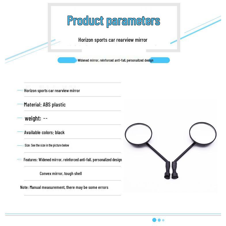 Yibaike Electric Motorcycle Rearview Mirror for Wangjiang Big Doll M3 Little Monkey