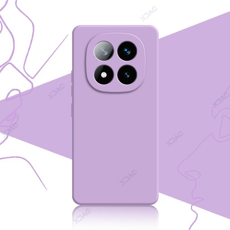 Phone Cases for Redmi Note 14 Pro Plus 5G Soft Square Liquid Silicone Back Cover RedmiNote14ProPlus Anti-fall Coque Bag