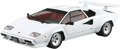 Aoshima Bunka Kyozai Die Supercar Serie Lamborghini Countach 5000QV Plastikmodell (AOSHIMA) 1/24 '85