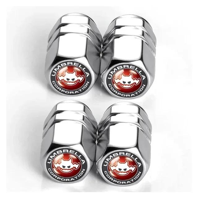 4Pcs Tire Valve Stem Caps, Universal Car Wheel Air Valve Dust Proof Covers for Cars, Trucks, SUVs, Bikes and Motorcycles Amagi