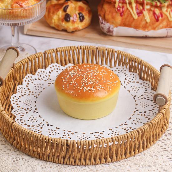 Simulation Bread Squeeze Toy Stress Relief Toast Cake Cheese Bagel Croissant Sensory Toy Decompression Realistic Food Fidget Toy