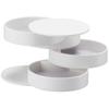 Nordic Rotating Creative Simple Girls Desktop Jewelry Box, Small Accessories Bracelet Headrope Finishing Multi-layer Storage Box