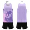 Unisex Quick-Dry Running Suit: Breathable Vest & Sportswear for Marathon and Training