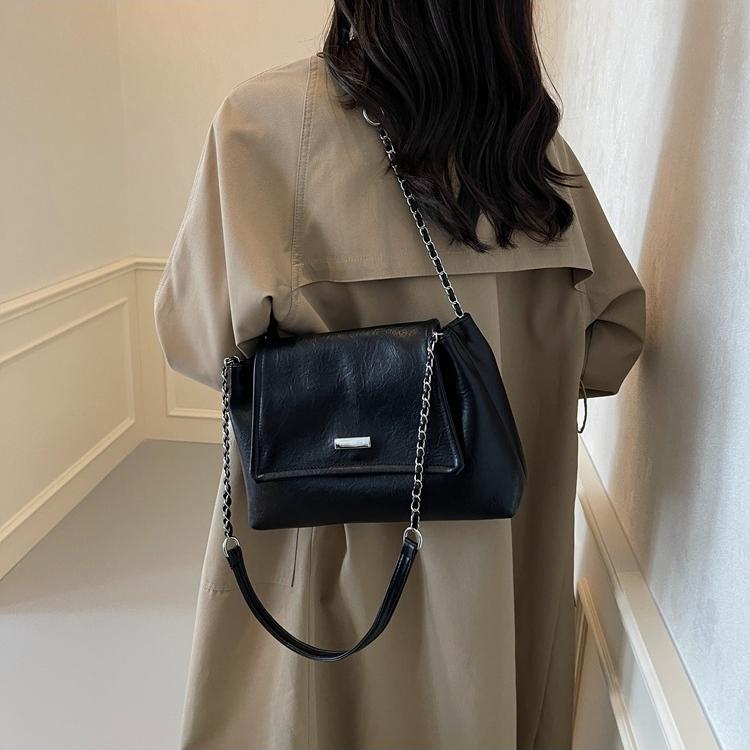 Women Bag Handbag Women's New Retro Chain Shoulder Messenger Bag Textured Commuter Tote Bag