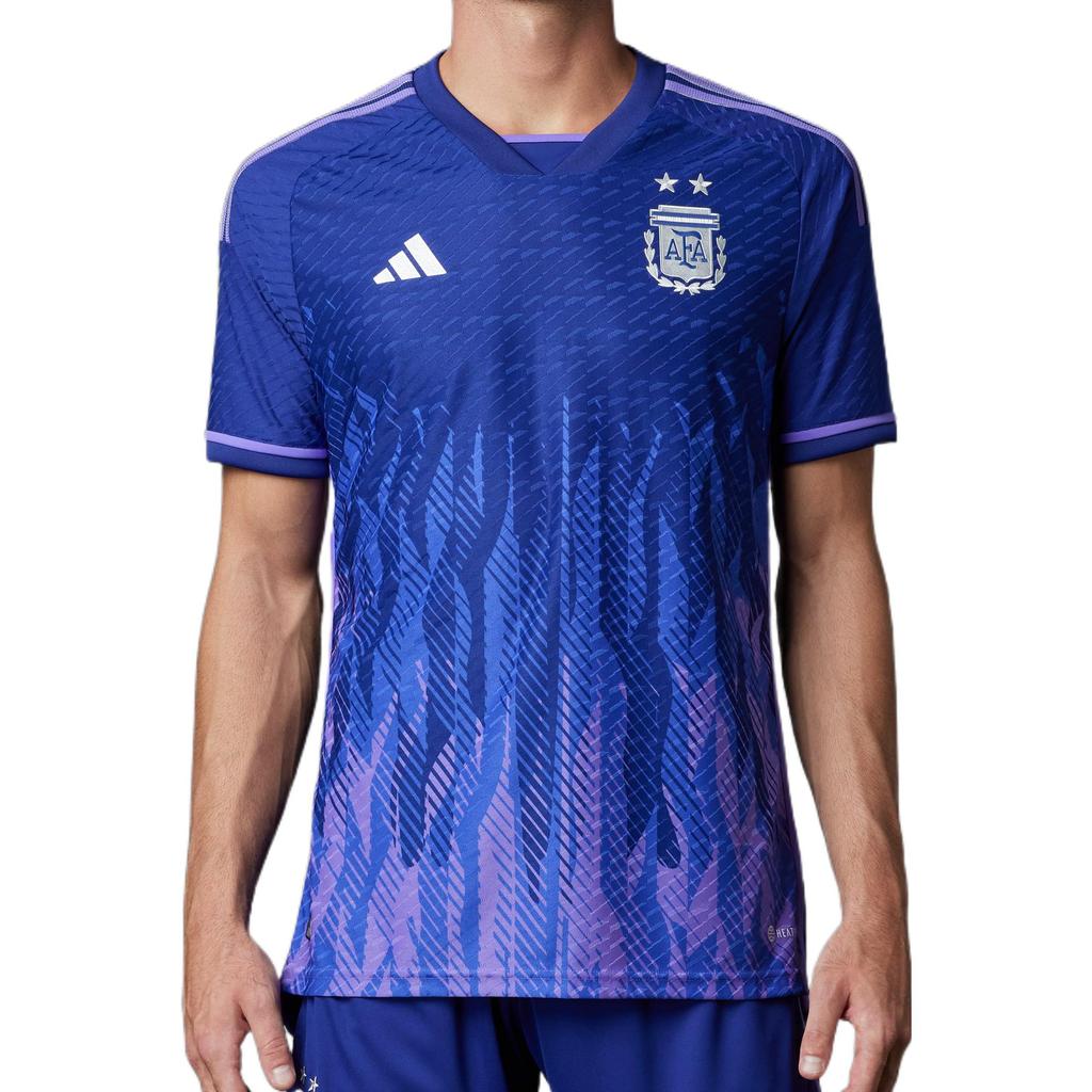 Adidas Argentinien 2022 Authentisches Auswärtstrikot Legacy Indigo/Purple Rush Herren Streetwear HB9657