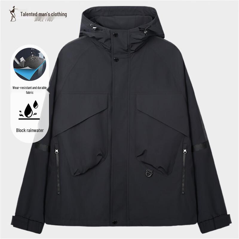 

Men s Slim Fit Casual Patchwork Jacket 2XL