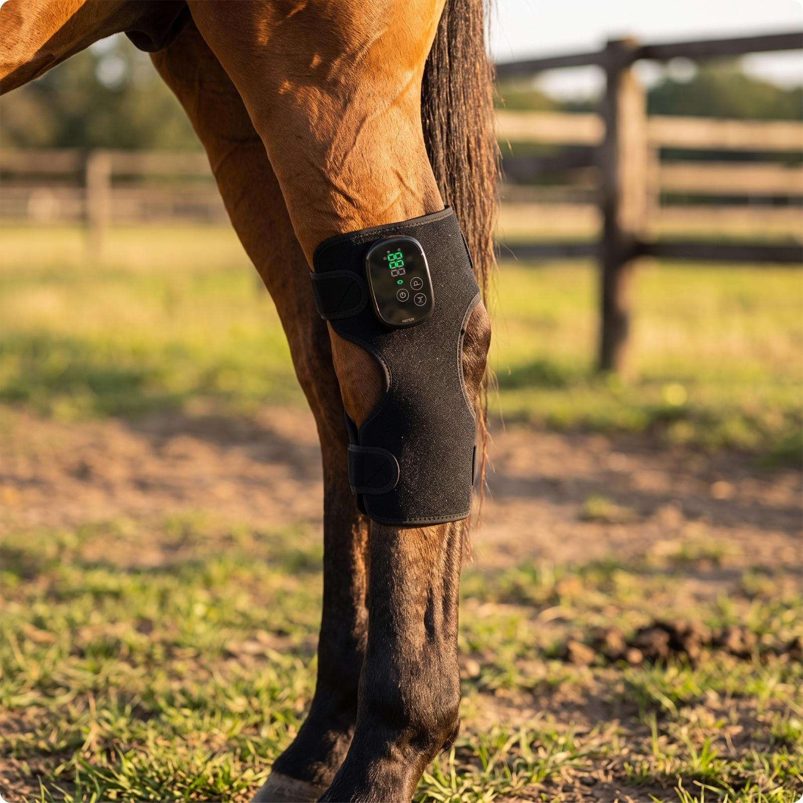 Horse Knee Recovery Wrap Targeted Leg
