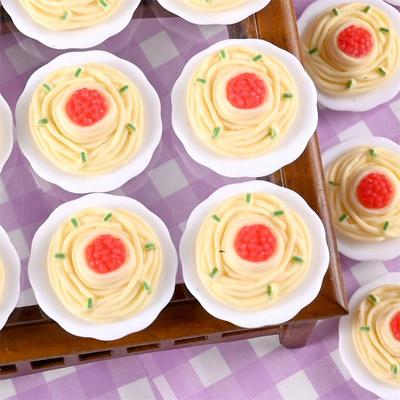 10Pcs/Bag Cute Simulation Noodles Dollhouse Toy Accessories Miniature Food Play Scene Model Micro Landscape Ornaments Home Decor