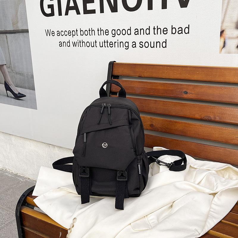 

2025 Рюкзак на шнурке Простой Большой вместимости Рюкзак Рюкзак Мужская сумка Женская сумка Сверхлегкая дорожная сумка чёрный