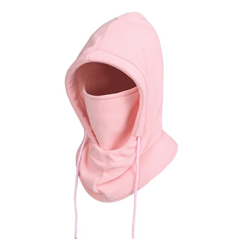 Warme Fleece Sturmhaube für Männer Frauen Winter Gesichtsmaske Nackenwärmer Kapuzenmütze Winddicht Thermisch Kopfbedeckung Mützen Bandana