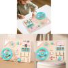 Wooden Busy Board Car Steering Wheel Toy For Early Childhood Learning And Developing Fine Motor Skills