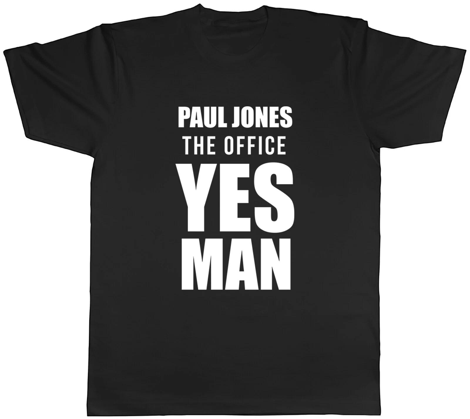 Personalised The Office Yes-Man Mens Unisex T-Shirt Tee L