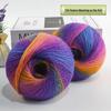 Rainbow Gradient Dyed Yarn 200g - Perfect for DIY Knitting Shawls, Scarves, Sweaters & Coats