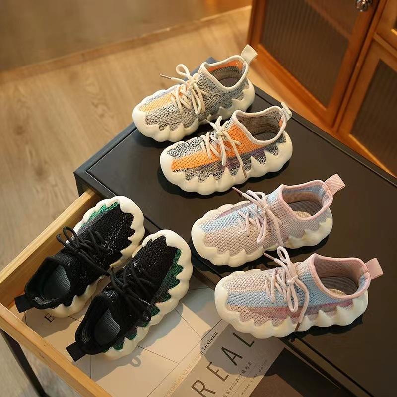 Classmate Flying Woven Breathable Mesh Shoes Boys And Girls Sports Shoes Fashion Trend Children'S Shoes