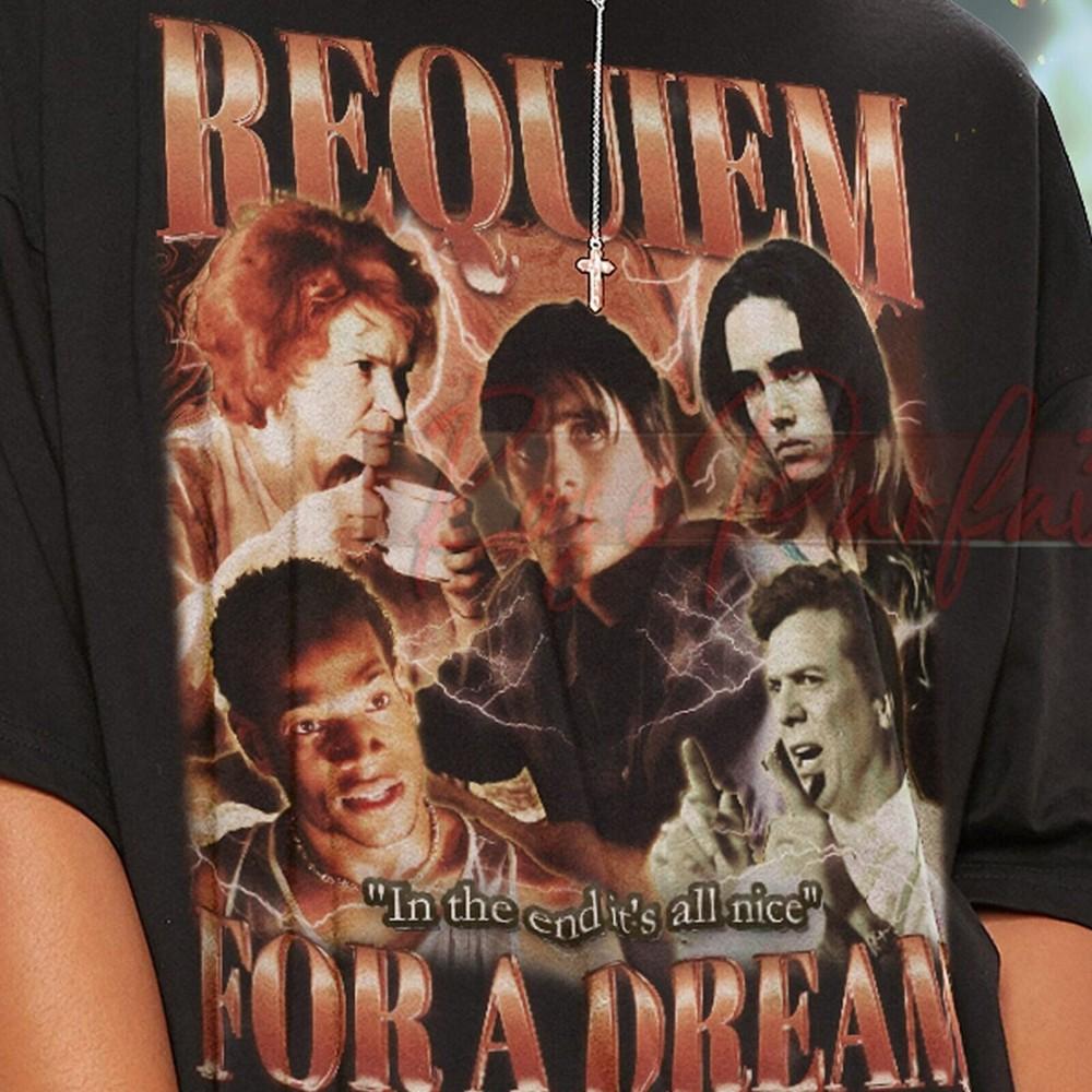 Requiem for a Dream Film Tshirt  Sara Goldfarb Harry Goldfarb Marion Silver Unisex T-Shirt S