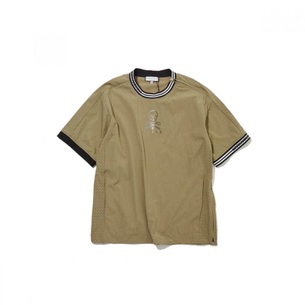 Mark   Lona M T Line Half Sleeve Woven Crew ls2xc71M