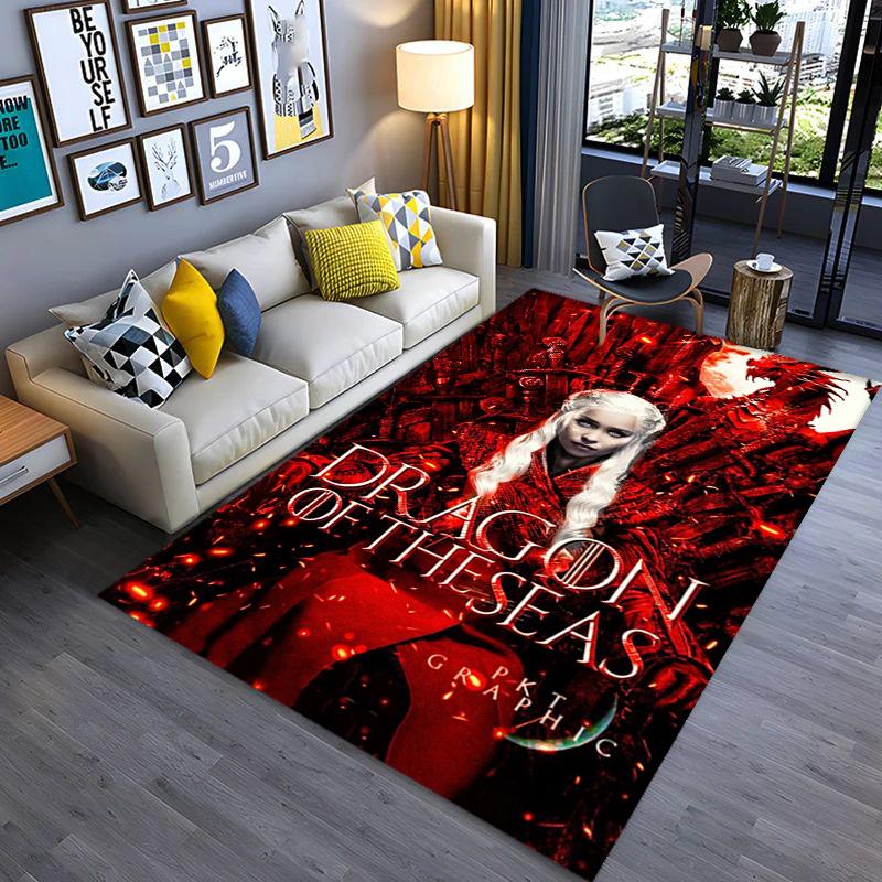 Daenerys's Resolve: Faith Power carpet Living room and bedroom mats Suitable for all seasons Art Doormat Dormitory decoration