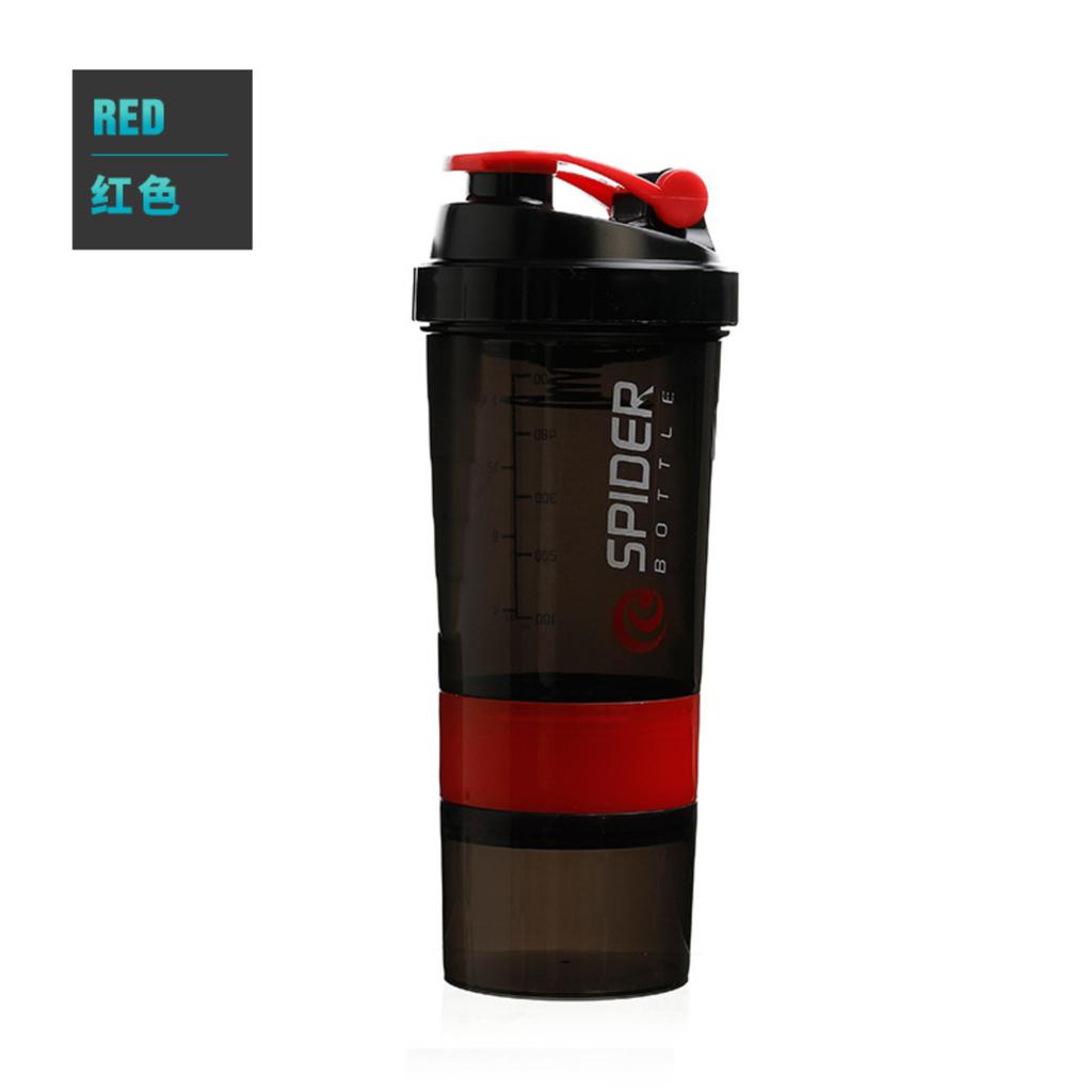 500ML ,Layer Creative Protein Shaker Cup Portable Handheld Fitness Sports Cup Spring, Cup