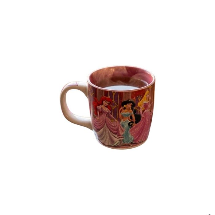 Mug - EDEN - Princesses - Céramique - Rose - 8 cm - Enfant