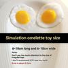 Simulation Design Soft Stress Toy Stress Relief Simulation Food Toy Fried Egg Fidget Toy  Kids