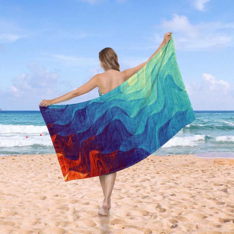 Alliance Messenger Printed Absorbent Beach Towel