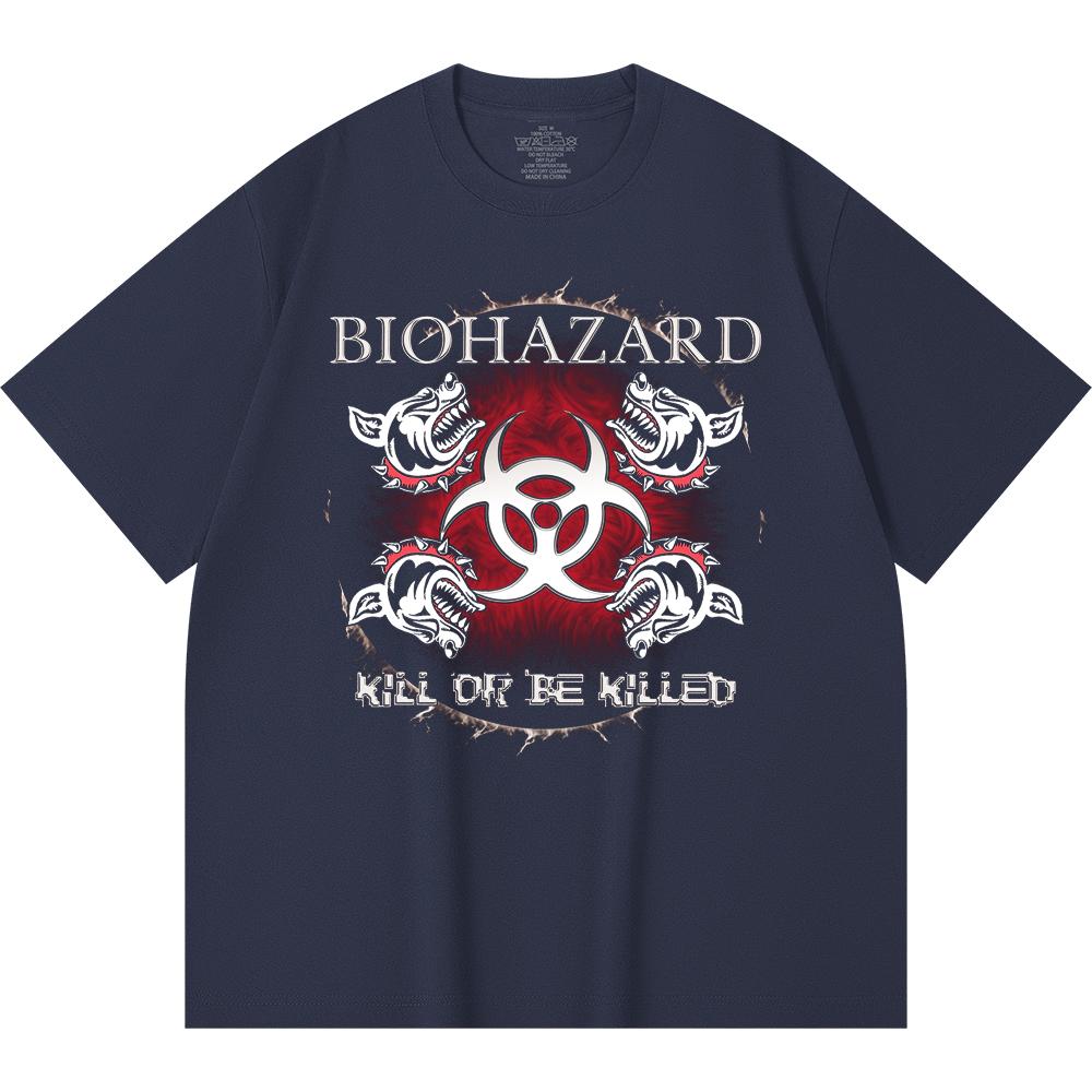 230 Gsm 100% Cotton Heavy Metal T-Shirt  Rock Band Popular Music Print Unisex Heavy Cotton T Shirt