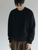 Deowedeoijeueosseom Pea Wool Knit Sweater (Black)