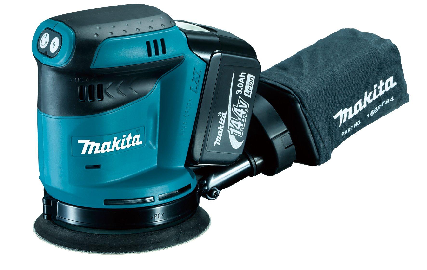 

Makita Rechargeable Random Orbit Sander Paper Dimensions 125mm BO140DRF 14.4V